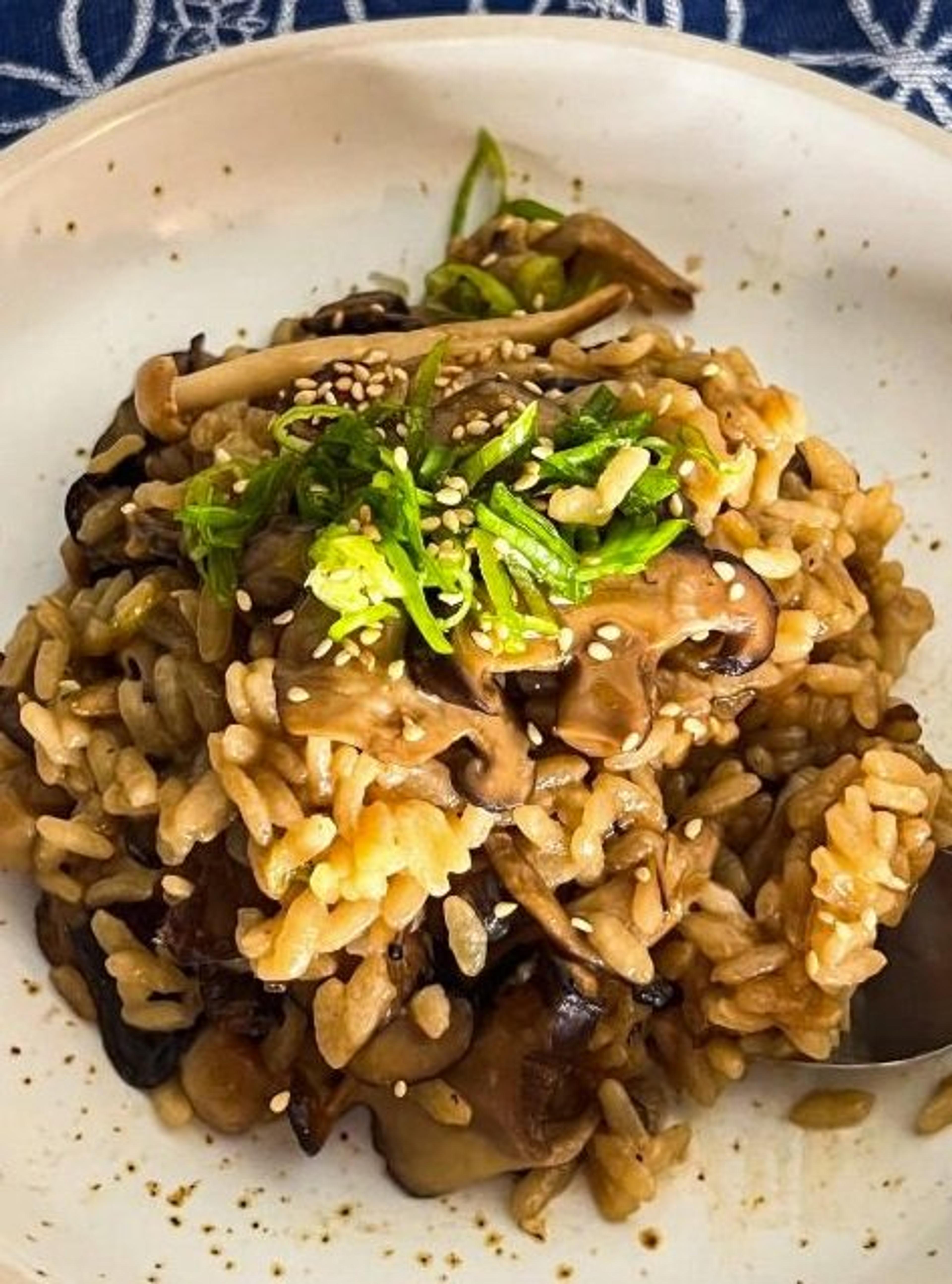 Miso Mushroom Risotto Recipe