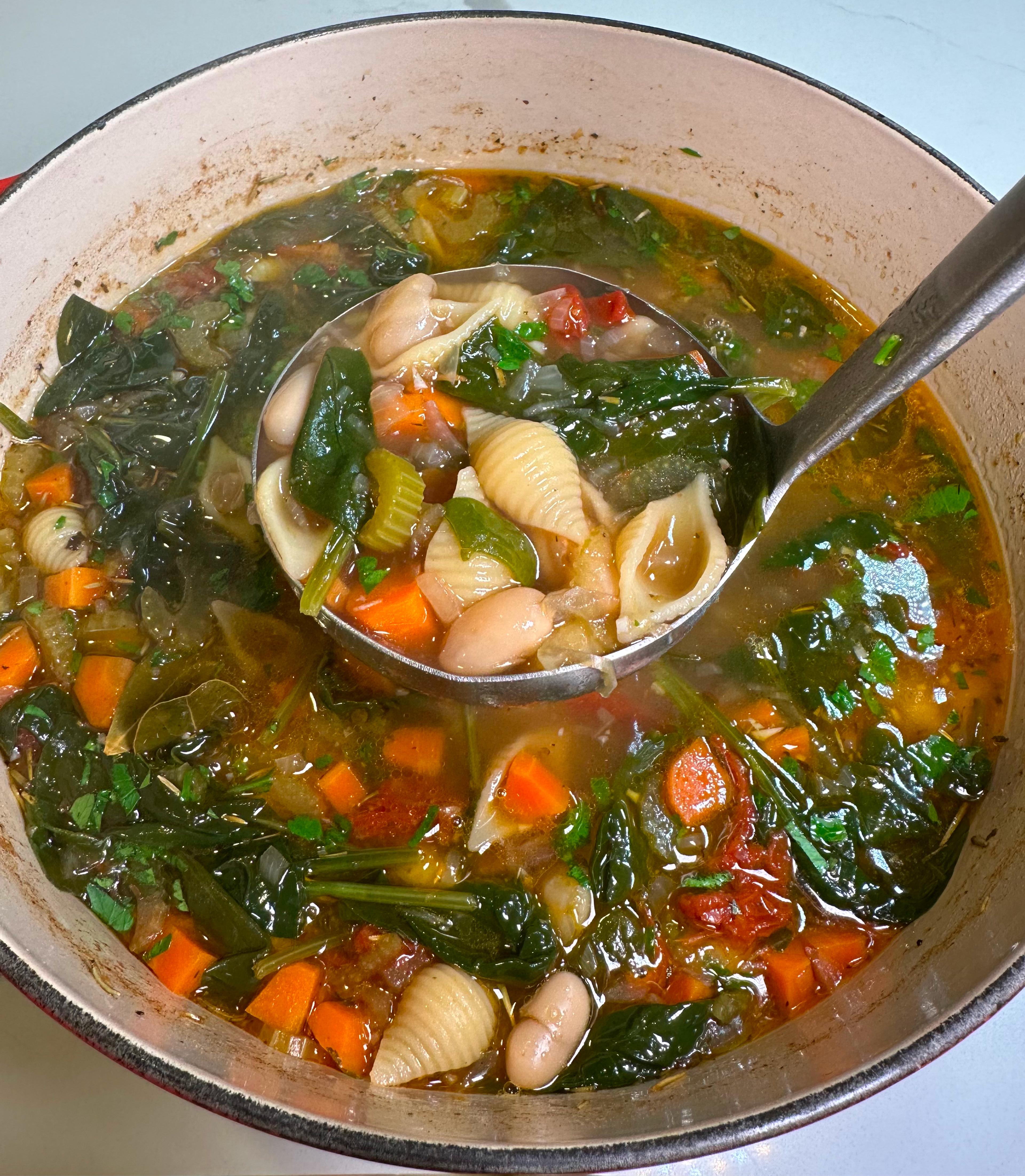 White Bean Noodle Soup