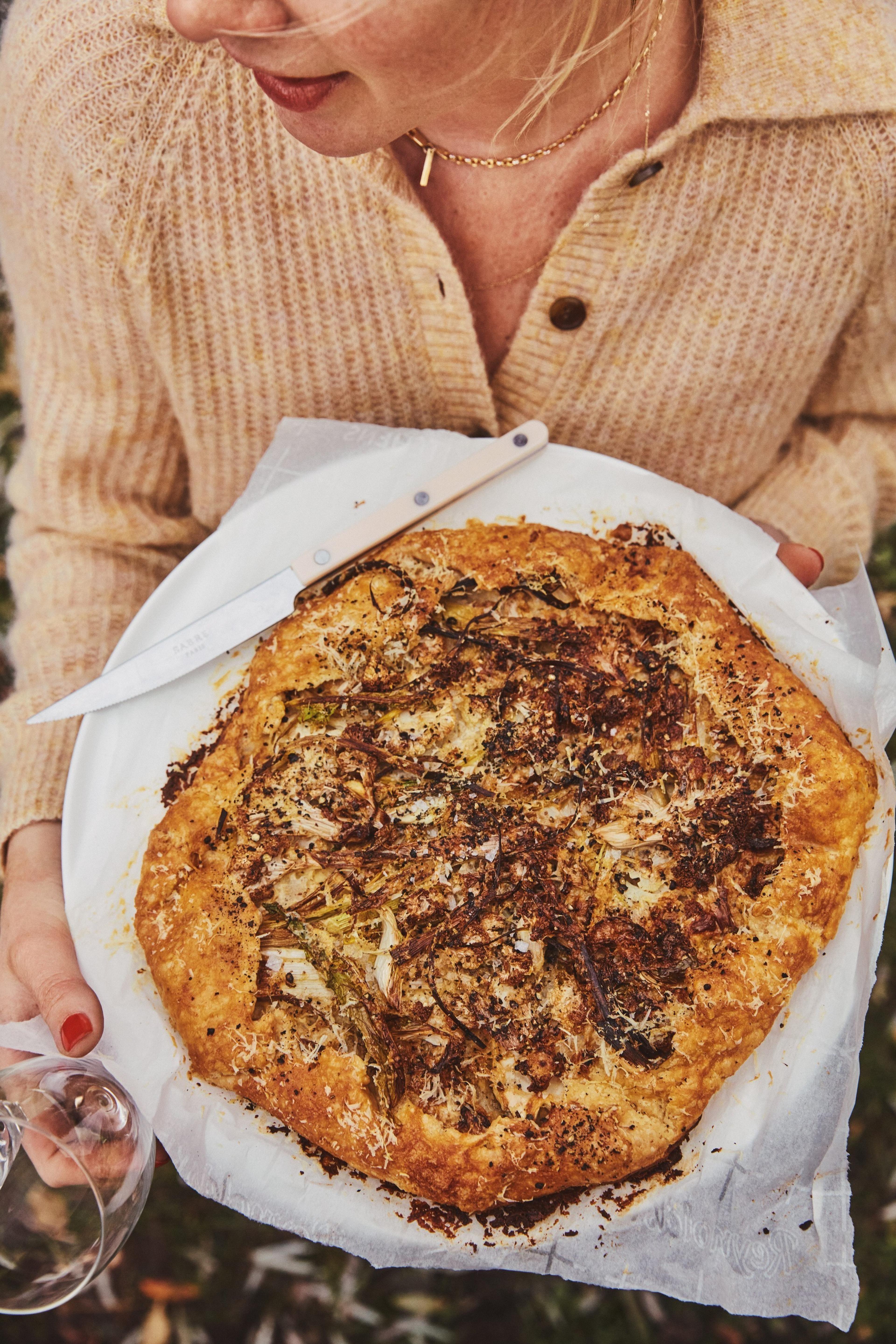 Creamy Cauliflower Galette