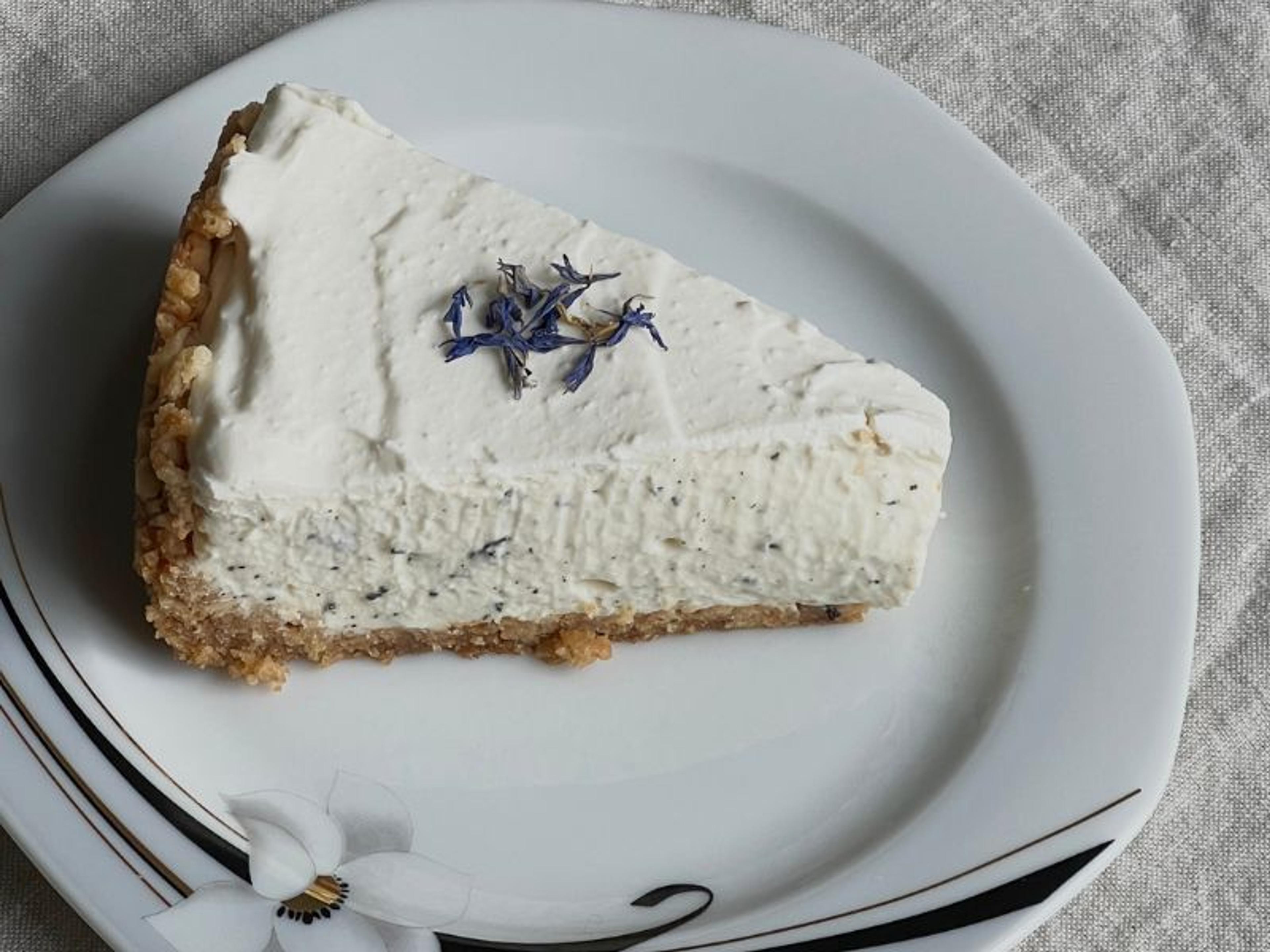 Earl Grey No-Bake Cheesecake 