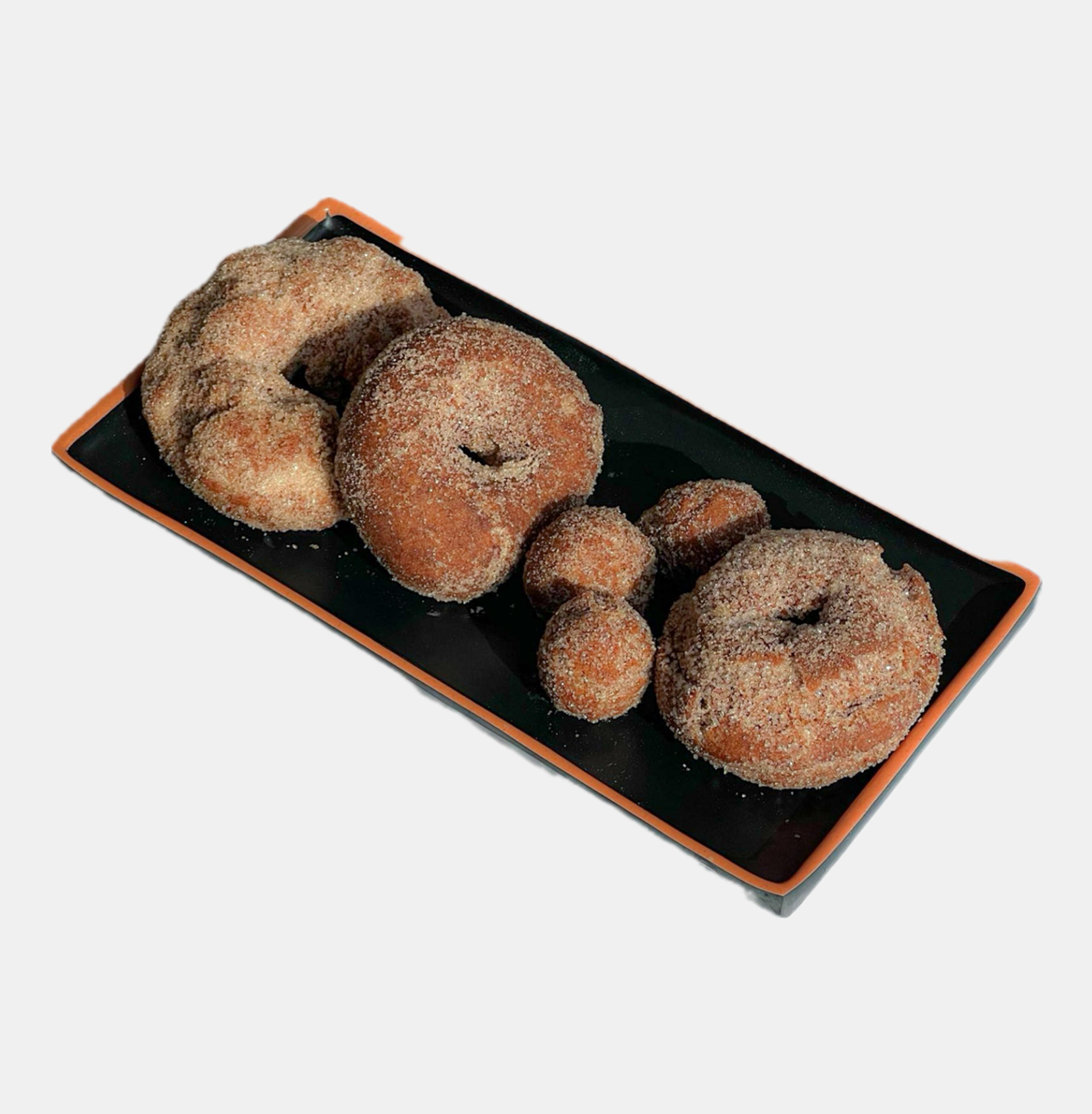 bourbon spiked apple cider donuts